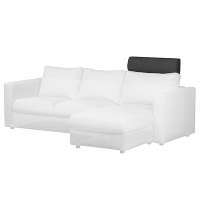 Vimle betræk nakkestøtte 70 x 13 x 20 cm fra kollektionen Etna, Stof: 705-00