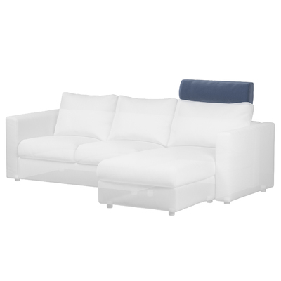 Vimle betræk nakkestøtte 70 x 13 x 20 cm fra kollektionen Ingrid, Stof: 705-39