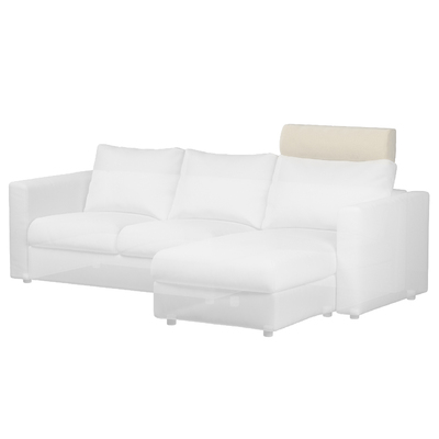 Vimle betræk nakkestøtte 70 x 13 x 20 cm fra kollektionen Ingrid, Stof: 705-40