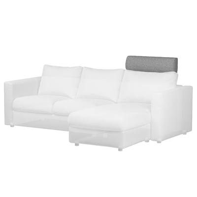 Vimle betræk nakkestøtte 70 x 13 x 20 cm fra kollektionen Amsterdam, Stof: 704-47