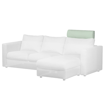 Vimle betræk nakkestøtte 70 x 13 x 20 cm fra kollektionen Madrid, Stof: 162-04