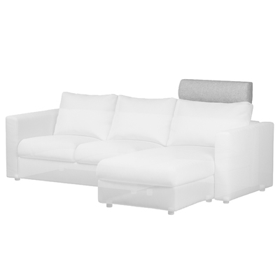 Vimle betræk nakkestøtte 70 x 13 x 20 cm fra kollektionen Amsterdam, Stof: 704-55