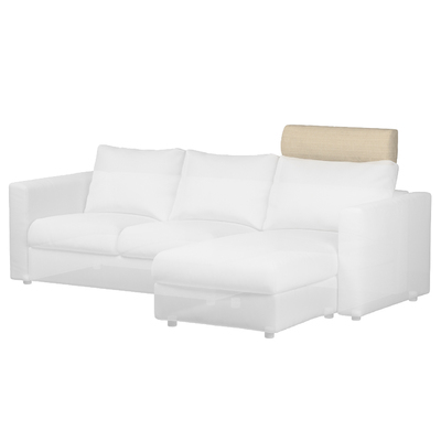 Vimle betræk nakkestøtte 70 x 13 x 20 cm fra kollektionen Living 2, Stof: 162-08