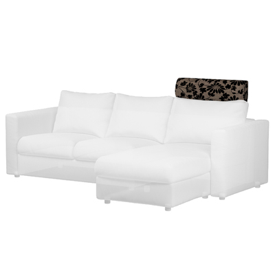 Vimle betræk nakkestøtte 70 x 13 x 20 cm fra kollektionen Living 2, Stof: 162-10