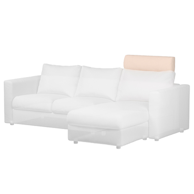Vimle betræk nakkestøtte 70 x 13 x 20 cm fra kollektionen Living, Stof: 162-40