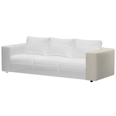 Vimle betræk bred armlæn 22 x 93 x 48 cm fra kollektionen Cotton Panama, Stof: 702-45