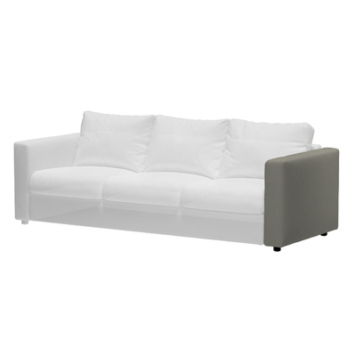 Vimle betræk smal armlæn 15 x 93 x 61 cm fra kollektionen Etna, Stof: 161-25
