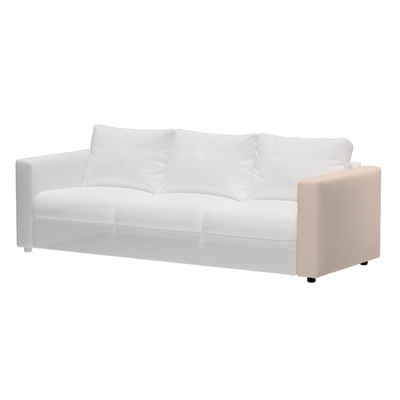 Bezug für Vimle Armlehne 15 x 93 x 61 cm von der Kollektion Living Basic, Stoff: 162-40