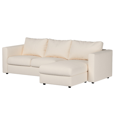 Cover for chaise section Vimle 81 x 164 x 83 cm in collection Etna, fabric: 705-01