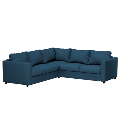 Vimle betræk hjørnesektion 93 x 93 x 83 cm fra kollektionen Cotton Panama, Stof: 702-48