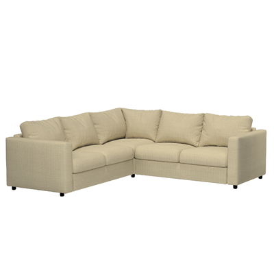 Bezug für Vimle Eckelement 93 x 93 x 83 cm von der Kollektion Living Basic, Stoff: 161-68