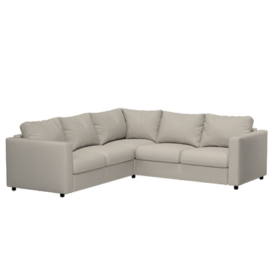 Bezug für Vimle Eckelement 93 x 93 x 83 cm von der Kollektion Living Plus, Stoff: 162-00