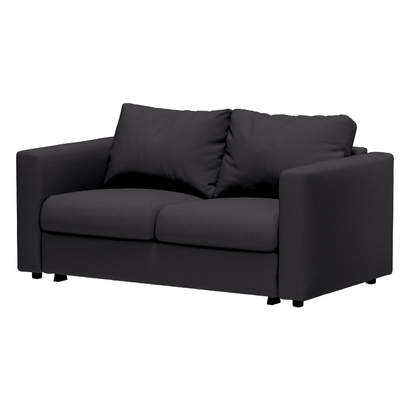 Bezug für Vimle 2-er Bettsofaelement 160 x 98 x 83 cm von der Kollektion Cotton Panama, Stoff: 702-08