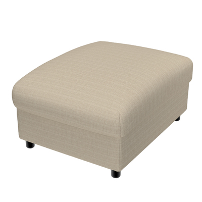 Vimle betræk taburet 73 x 98 x 48 cm fra kollektionen Living 2, Stof: 162-08