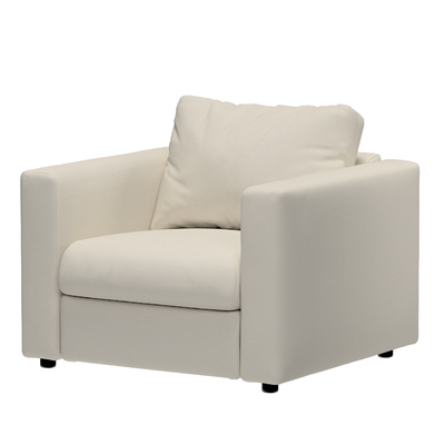Vimle betræk lænestol u.armlæn 71 x 98 x 83 cm fra kollektionen Cotton Panama, Stof: 702-45