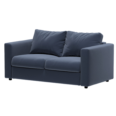 Vimle betræk 2-pers. sofa u.armlæn 141 x 98 x 83 cm fra kollektionen Ingrid, Stof: 705-39