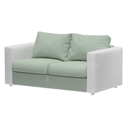 Vimle betræk 2-pers. sofa u.armlæn