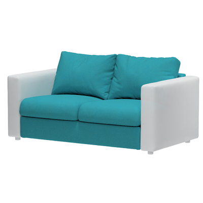 Vimle betræk 2-pers. sofa u.armlæn