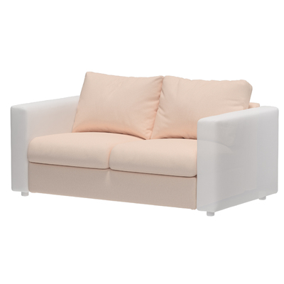 Vimle betræk 2-pers. sofa u.armlæn