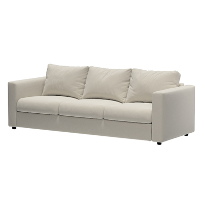 Vimle betræk 3-pers. sofa u.armlæn 211 x 98 x 83 cm fra kollektionen Ingrid, Stof: 705-40