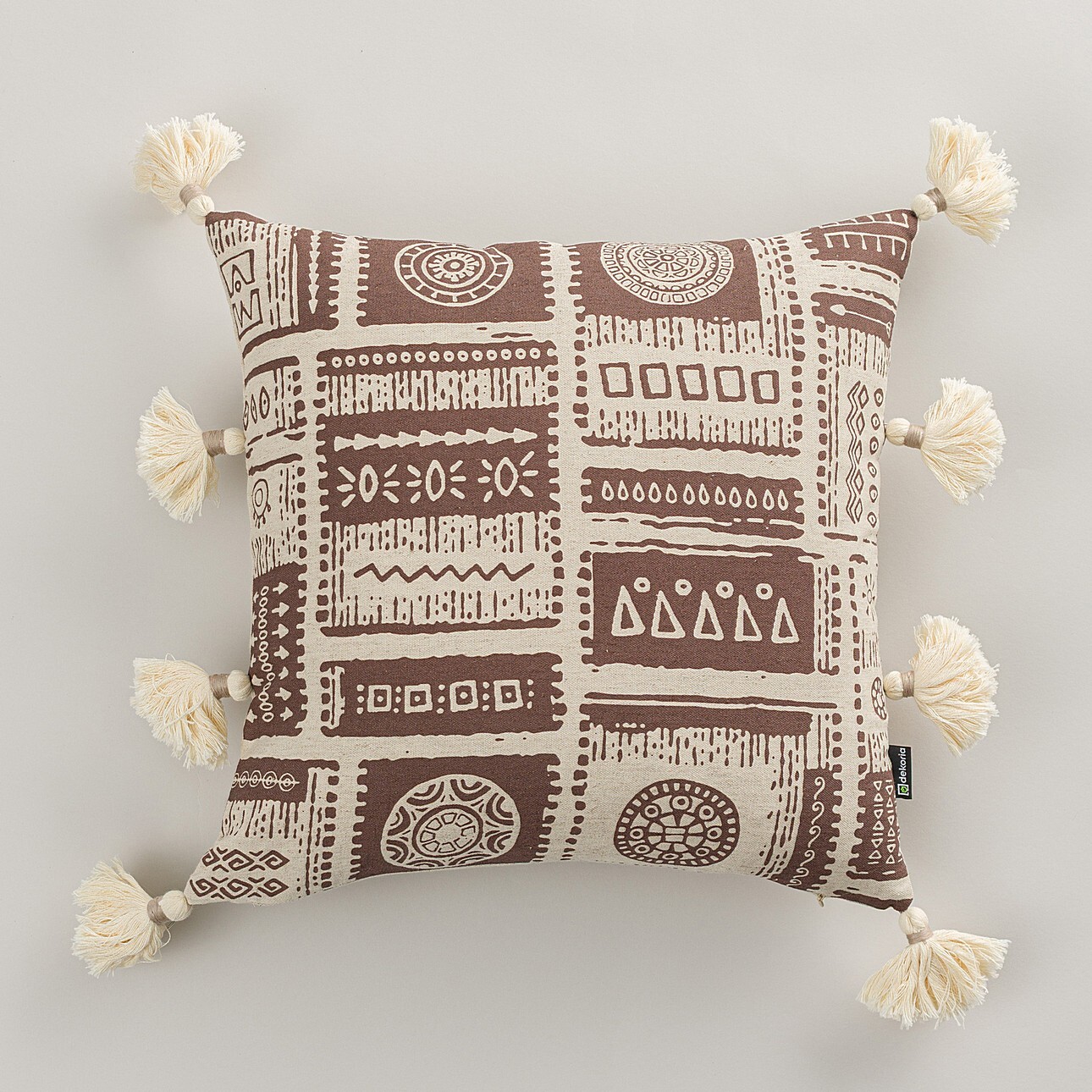 Levně Dekoria Povlak na polštář Tassel Nomad Tribal 45x45 cm, 45x45