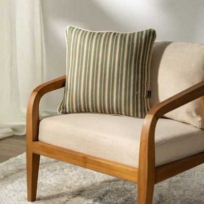 Poszewka na poduszkę Classic Stripe Olive 45x45 cm