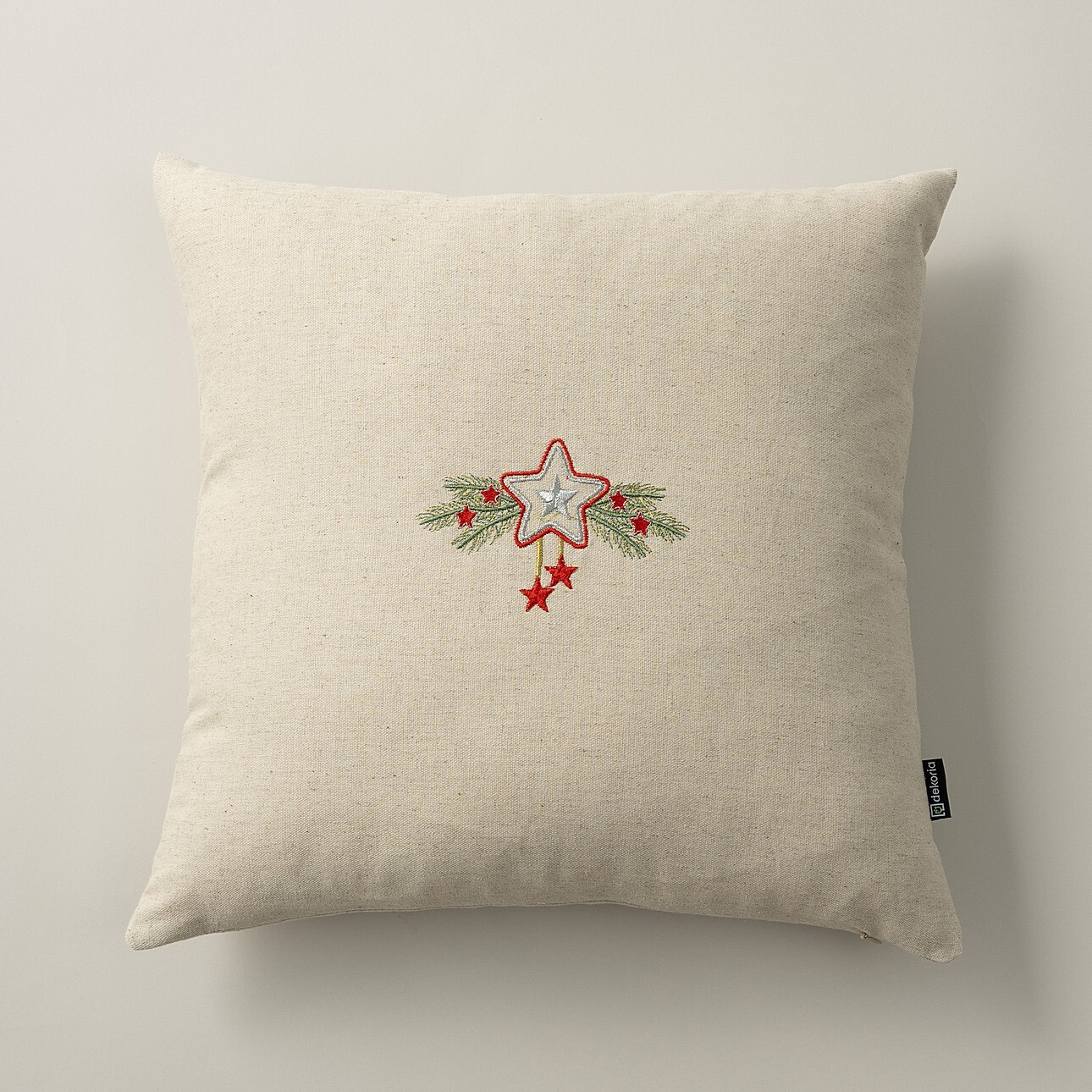 Dekoria Potah na polštář Star & Holly 43x43 cm, 43 x 43cm