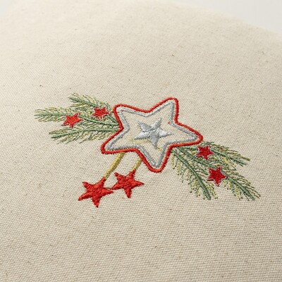 Poszewka na poduszkę Star & Holly 43x43 cm 43 x 43cm