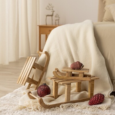 Bombka szklana Pine Red 8x8x15 cm 8x8x15 cm