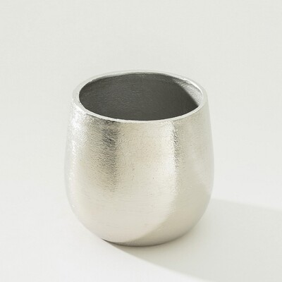 Cache-pot en aluminium Argen II 14x13 cm 14x14x13 cm
