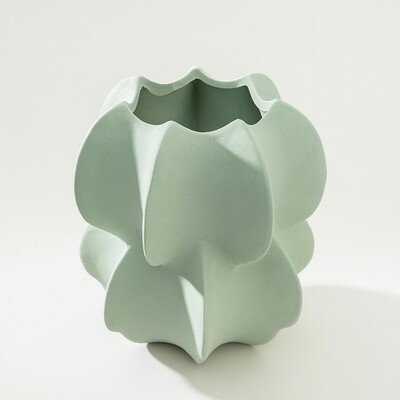 Wazon Petal Green 20x21 cm