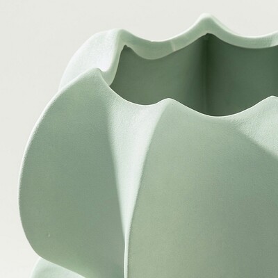 Wazon Petal Green 20x21 cm 20x20x21 cm