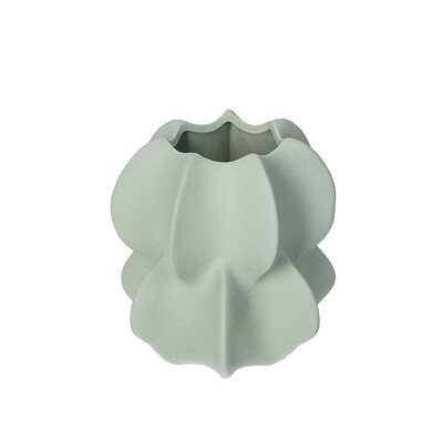 Wazon Petal Green 15x17 cm 15x15x17 cm