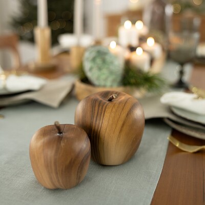 Dekoracja Wooden Apple I 12 cm 12x12x12 cm