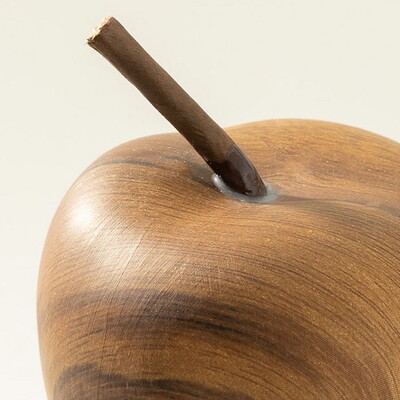 Dekoracja Wooden Apple II 8 cm 8x8x10 cm