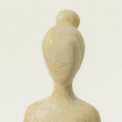 Figurka joginki Asana II 6x6x10 cm 6x6x10 cm