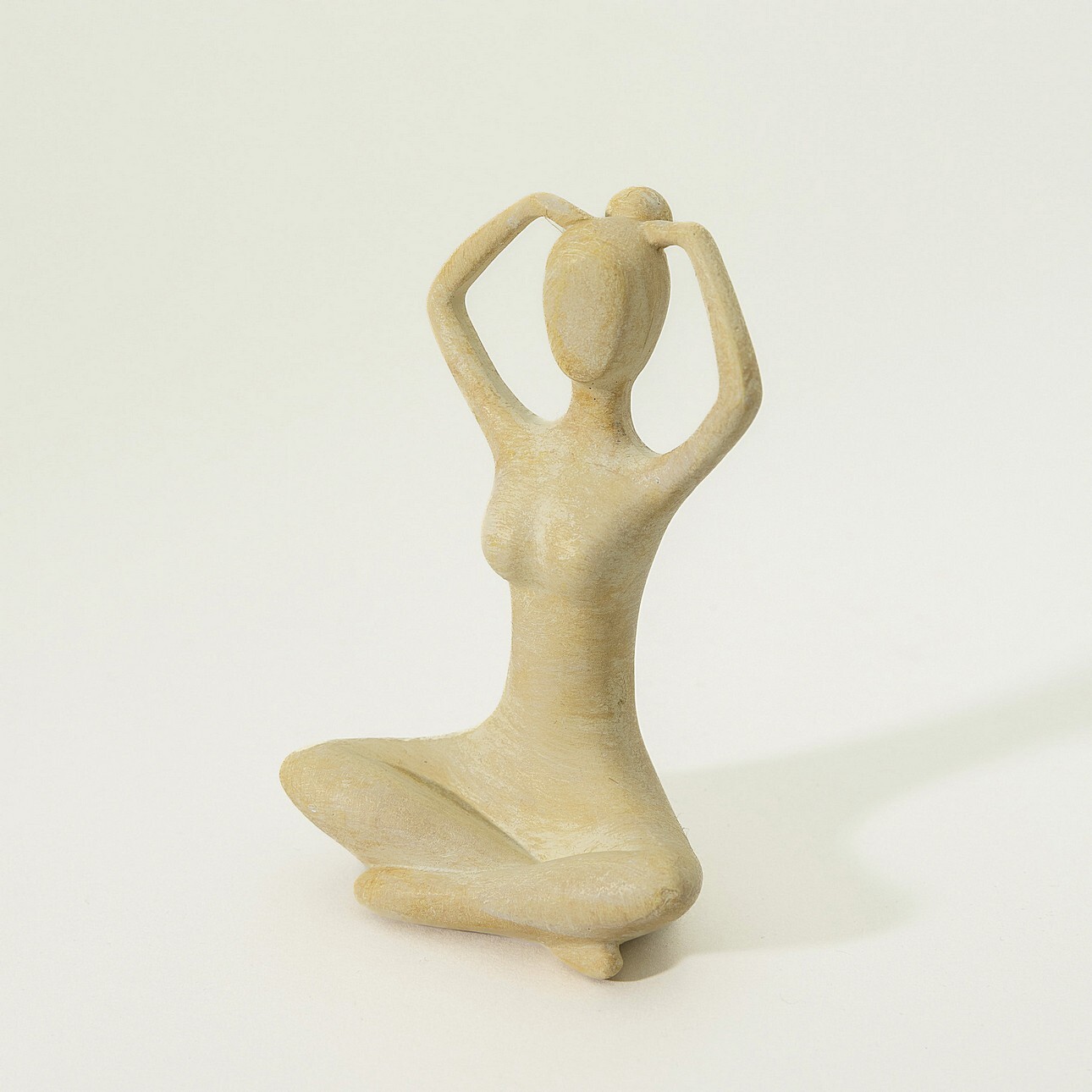 Levně Dekoria Figurka jogínky Asana III 6x6x10 cm, 6x6x10 cm