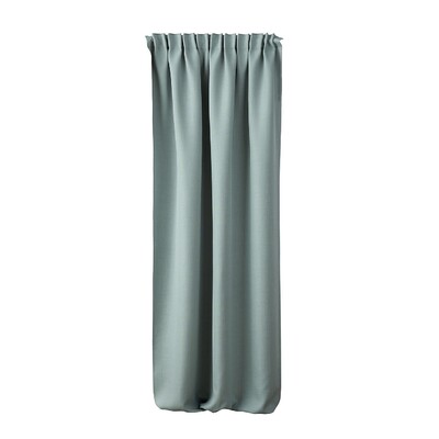 Blackout pencil pleat curtain textured mint 140 x 280 cm 1 pc. 140 x 280