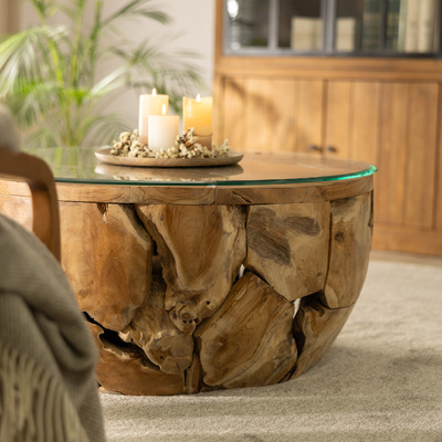 Table basse Boreal 100x100x48 cm 100x100x48 cm