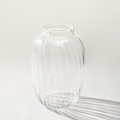 Wazon Glass Flow 18x18x28 cm