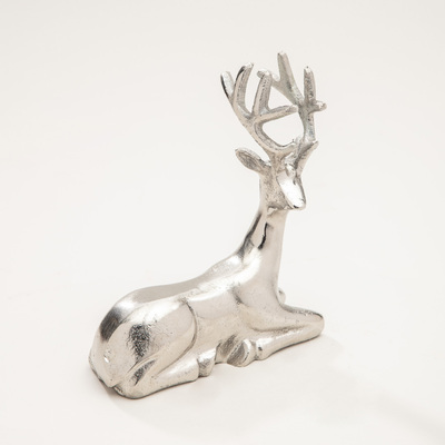 Figurka jelenia Silver Deer I 17x6x18 cm