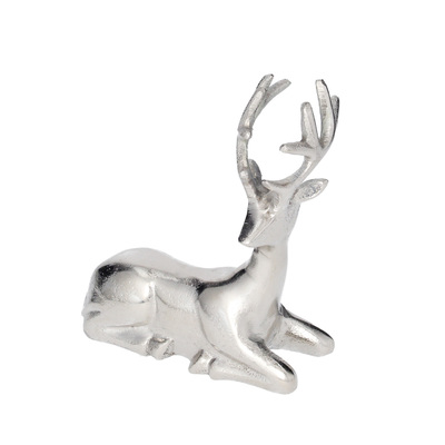 Figurine Silver Deer I 17x6x18 cm 17x6x18 cm