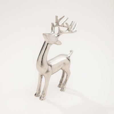 Figurka jelenia Silver Deer II 13x5x23 cm