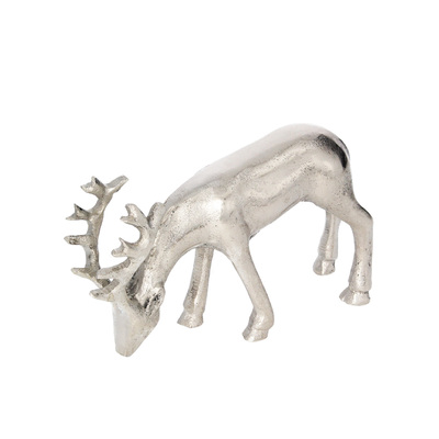 Figurine Silver Deer III 18x5x11 cm 18x5x11 cm