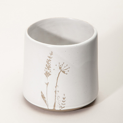 Osłonka na doniczkę Botanic White I 12x12x12 cm
