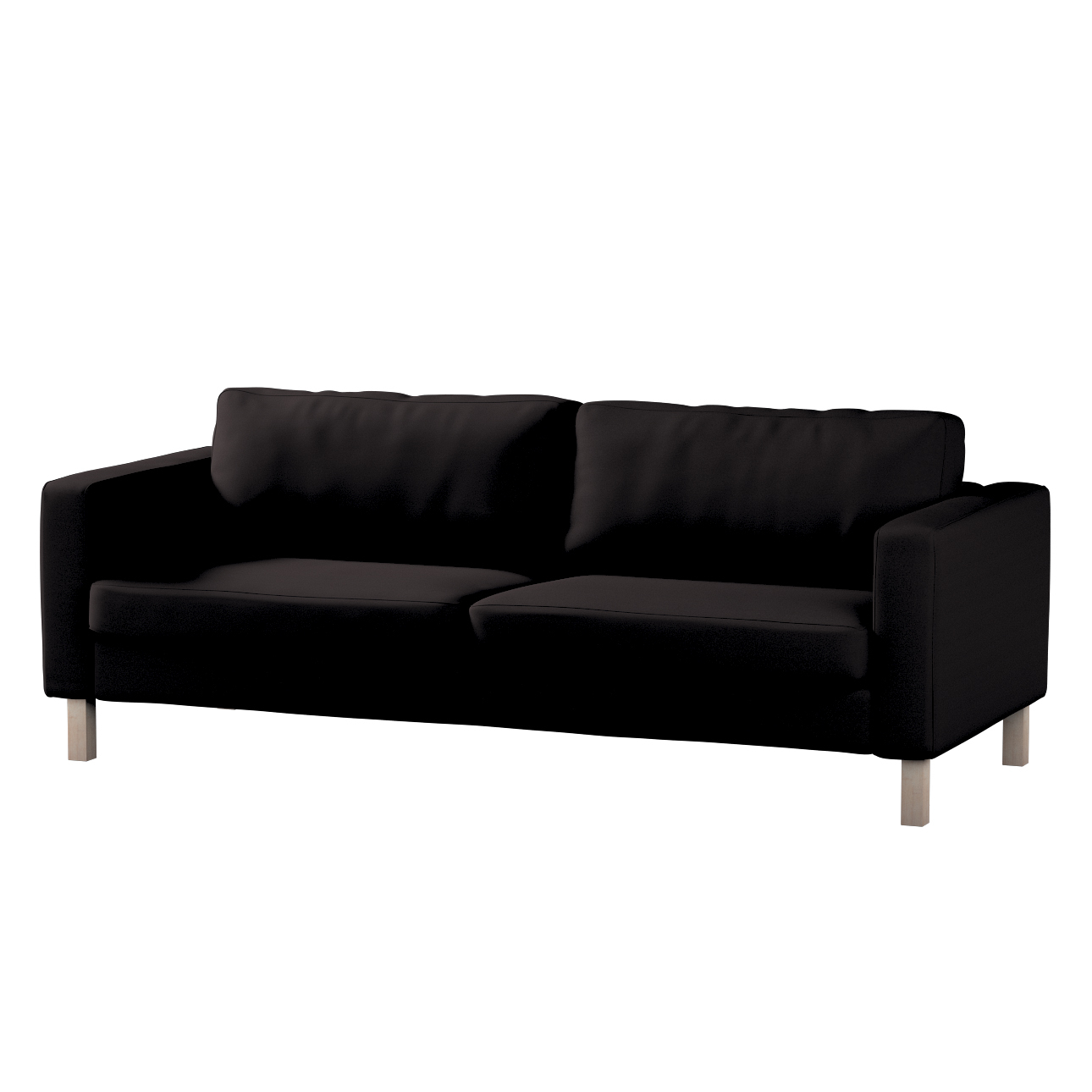 Dekoria Bezug für Karlstad Schlafsofa, Kollektion Cotton Panama, schwarz