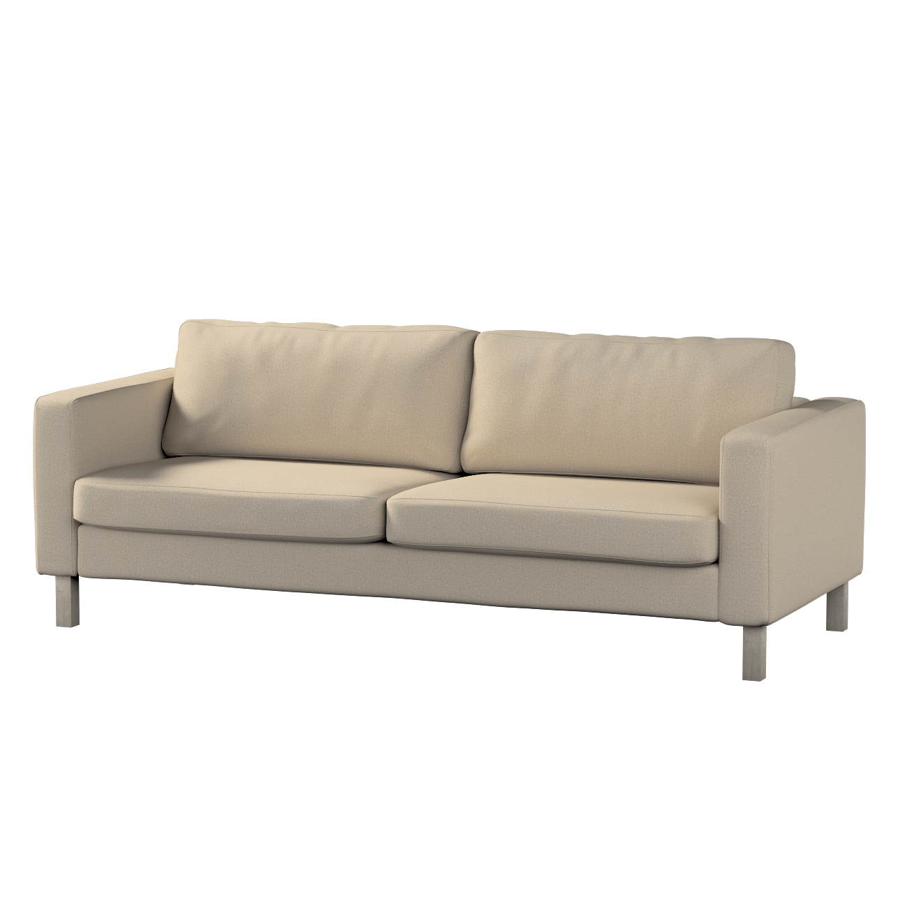 Bezug für Karlstad Schlafsofa, beige, Bezug für Karlstad 3-Sitzer ausklappb günstig online kaufen