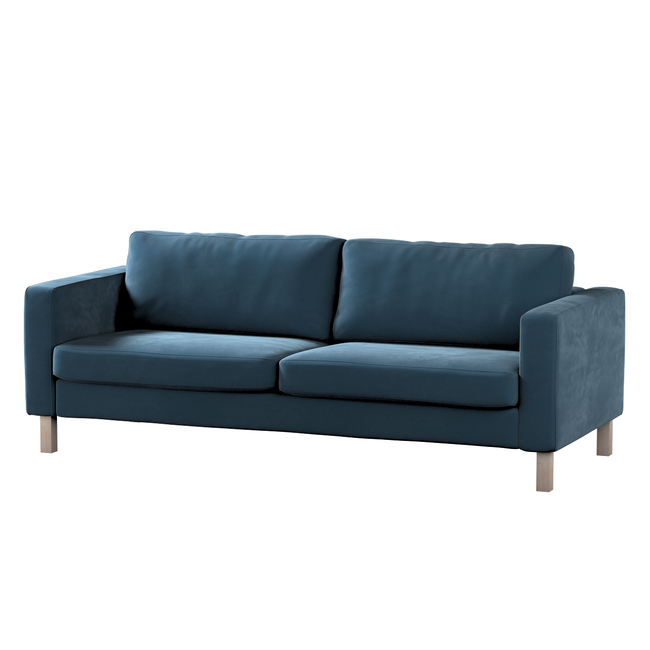 Bezug für Karlstad Schlafsofa, blau, Bezug für Karlstad 3-Sitzer ausklappba günstig online kaufen