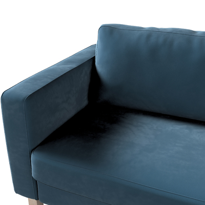 Karlstad betræk sovesofa 224cm 224 X 89 X 64 CM fra kollektionen Velvet, Stof: 704-16