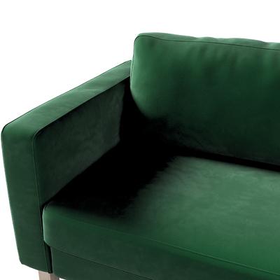 Karlstad betræk sovesofa 224cm 224 X 89 X 64 CM fra kollektionen Velvet, Stof: 704-13